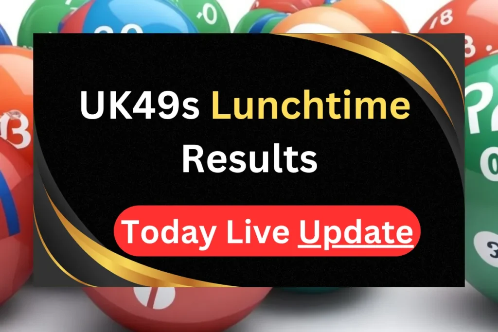 UK49s Lunchtime Results